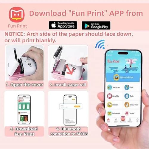 Portable Mini Printer Inkless 2 inch