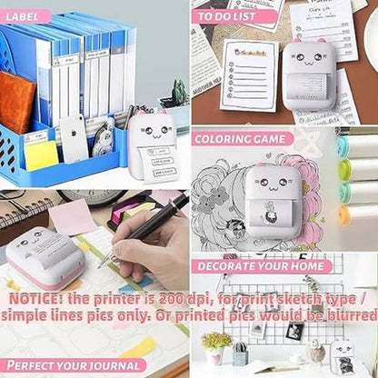 Portable Mini Printer Inkless 2 inch