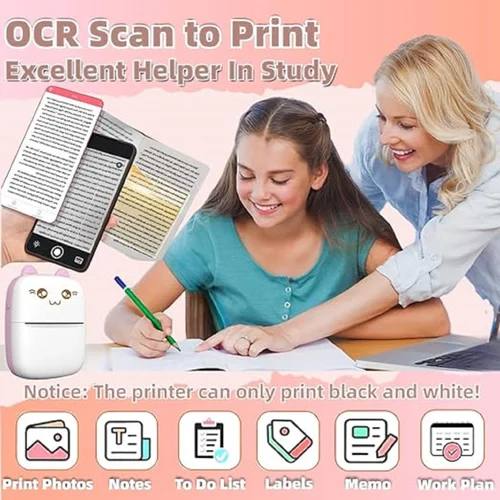 Portable Mini Printer Inkless 2 inch