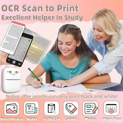 Portable Mini Printer Inkless 2 inch