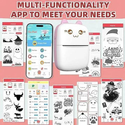 Portable Mini Printer Inkless 2 inch
