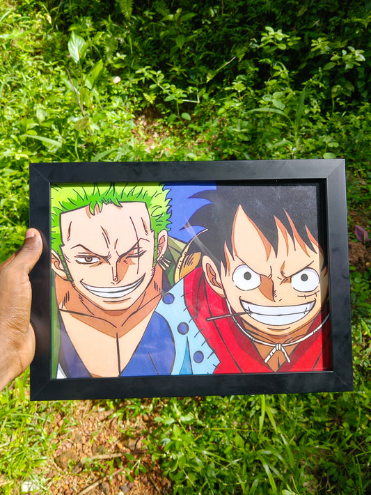 ZORO N LUFFY Frame